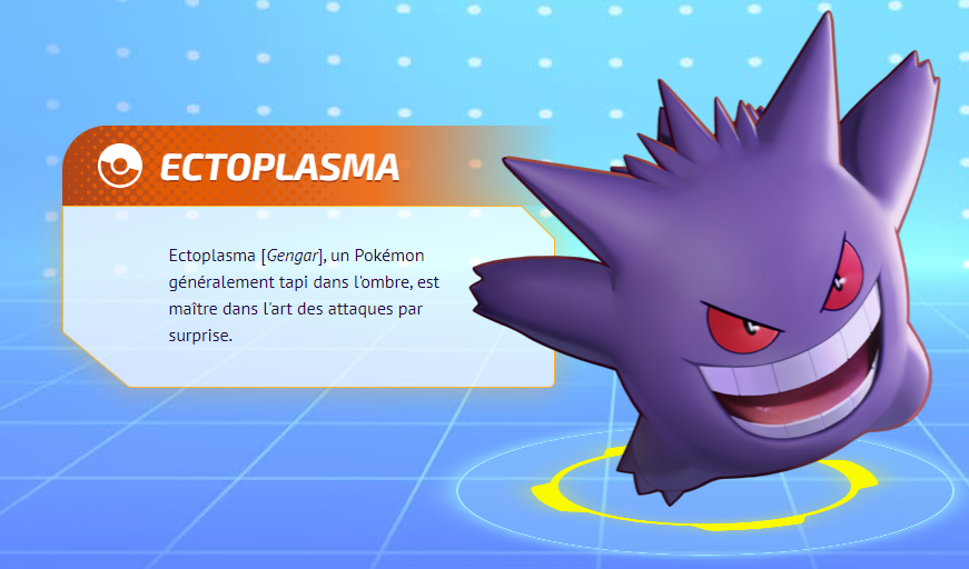 Ectoplasma (Gengar) Pokemon Unite, meilleurs build, moves et objets